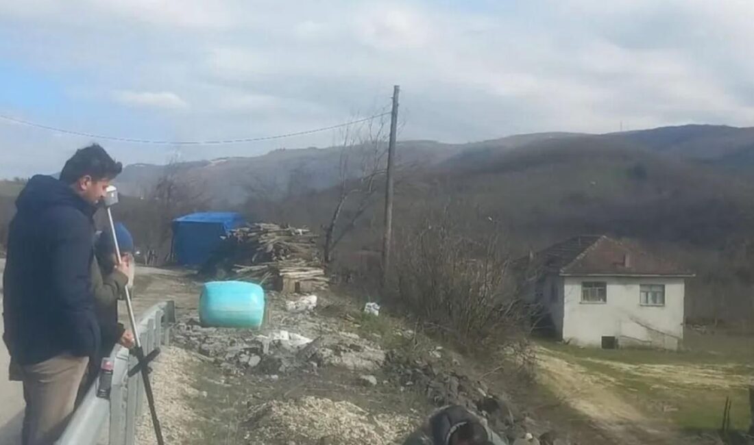Düzce ile Yığılca arasındaki köstebek yuvasına dönen bağlantı yolu ile