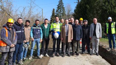 SASKİ, Erenler’de başlattığı 10 kilometrelik yeni içme suyu hattının 6