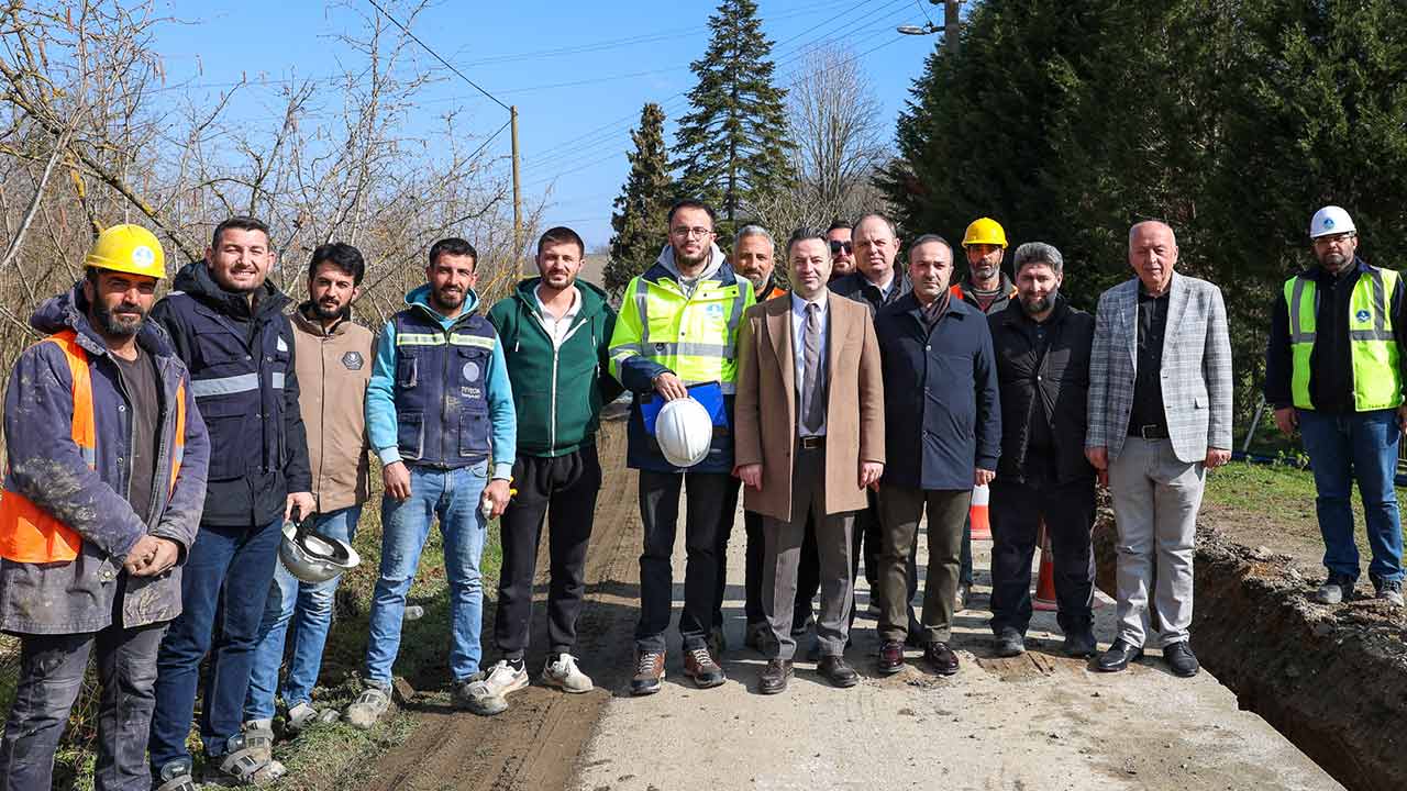 Erenler’in 10 kilometrelik içme suyu hattının 6 kilometresi tamamlandı