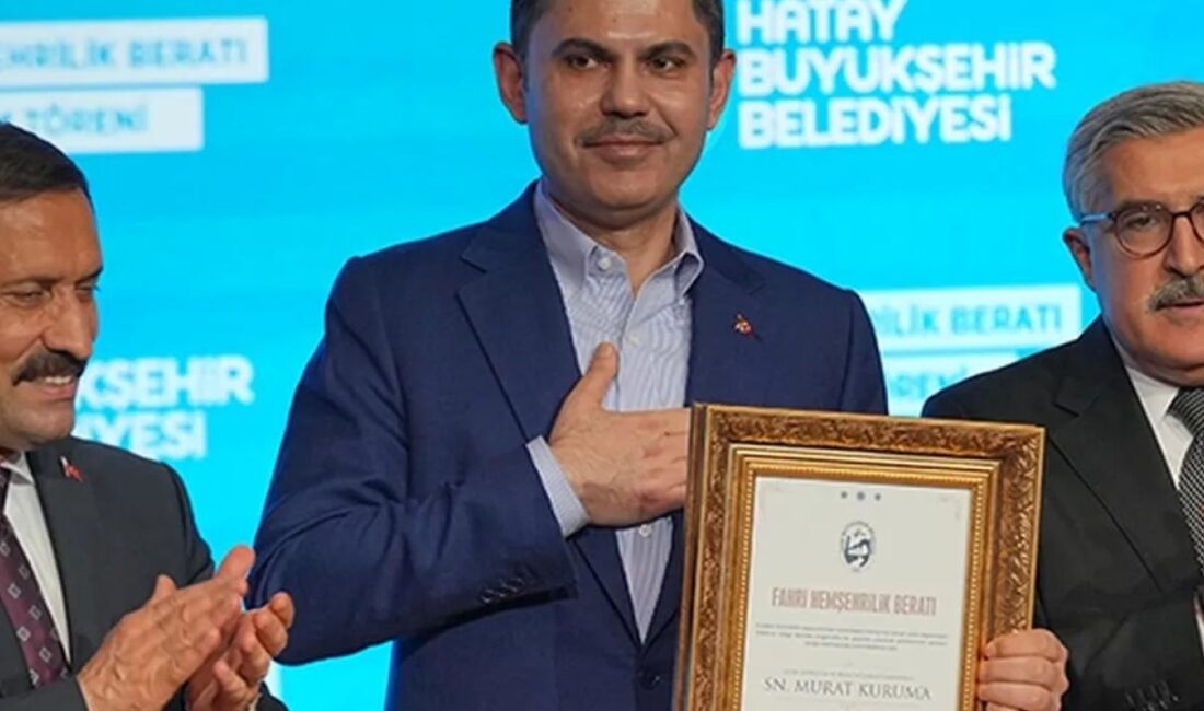 Çevre, Şehircilik ve İklim Değişikliği Bakanı Murat Kurum’a Hatay’daki gayretli