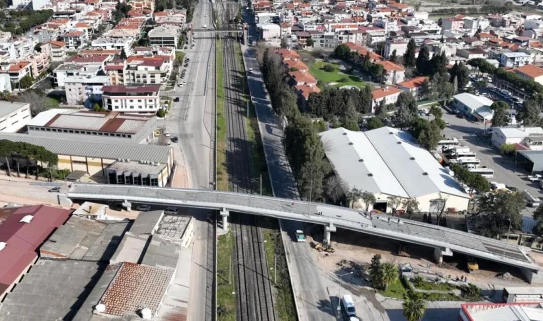 İzmir Büyükşehir Belediyesi’nin Sarnıç bölgesinin trafik düğümünü çözmek için 60