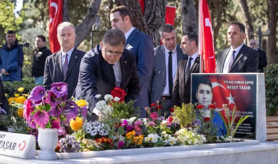 İzmir Büyükşehir Belediye Başkanı Dr. Cemil Tugay, 18 Mart Şehitleri