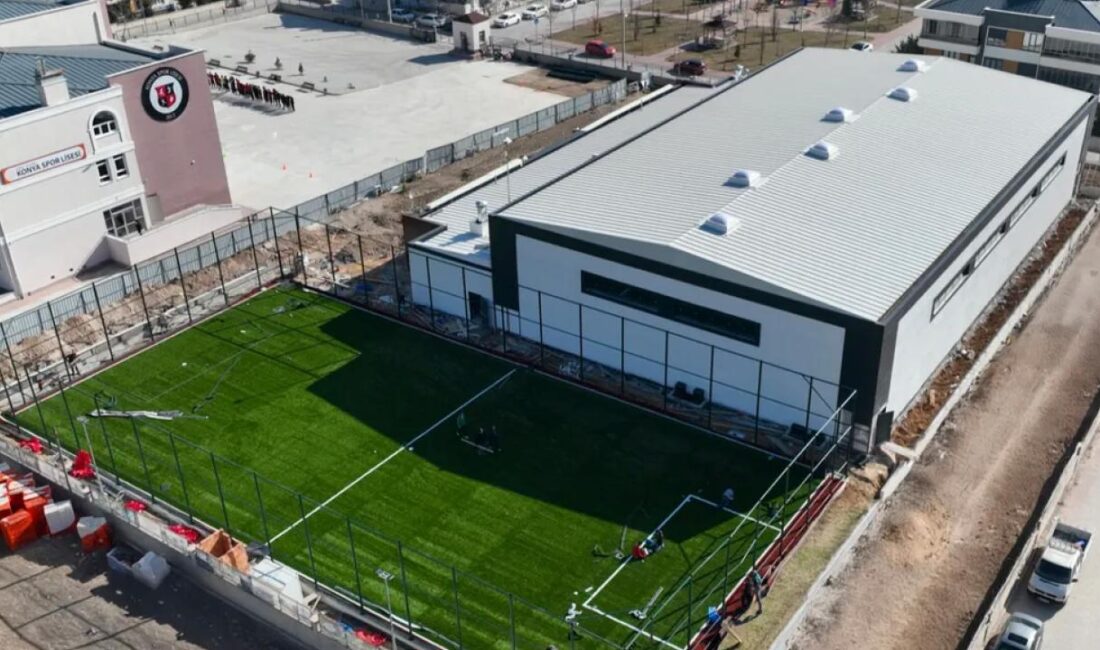 Konya'da Selçuklu Belediyesi tarafından Konya Spor Lisesi’ne kazandırılacak olan ve