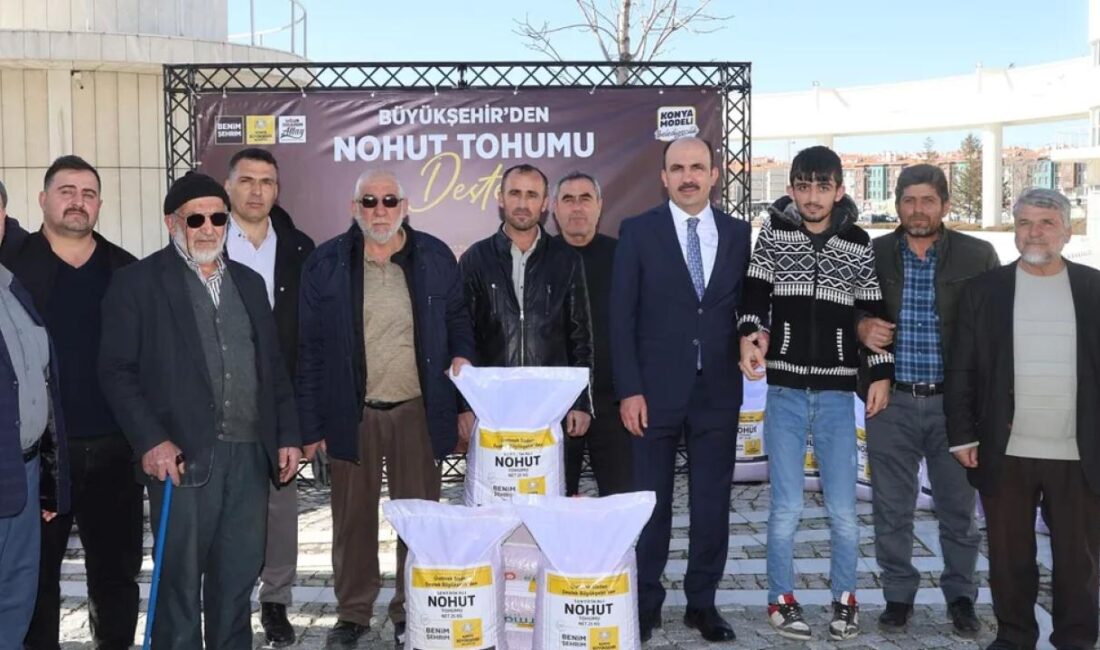 Konya Büyükşehir Belediyesi, “Kuru Tarım Alanlarında Nohut Yetiştiriciliğinin Yaygınlaştırılması Projesi”