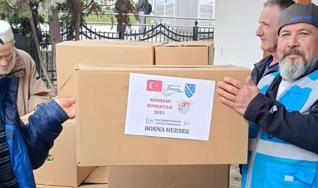 Rumi Derneği Balkan Rumeli ofisi, ramazan çalışmaları kapsamında Balkanlar'da yardımda